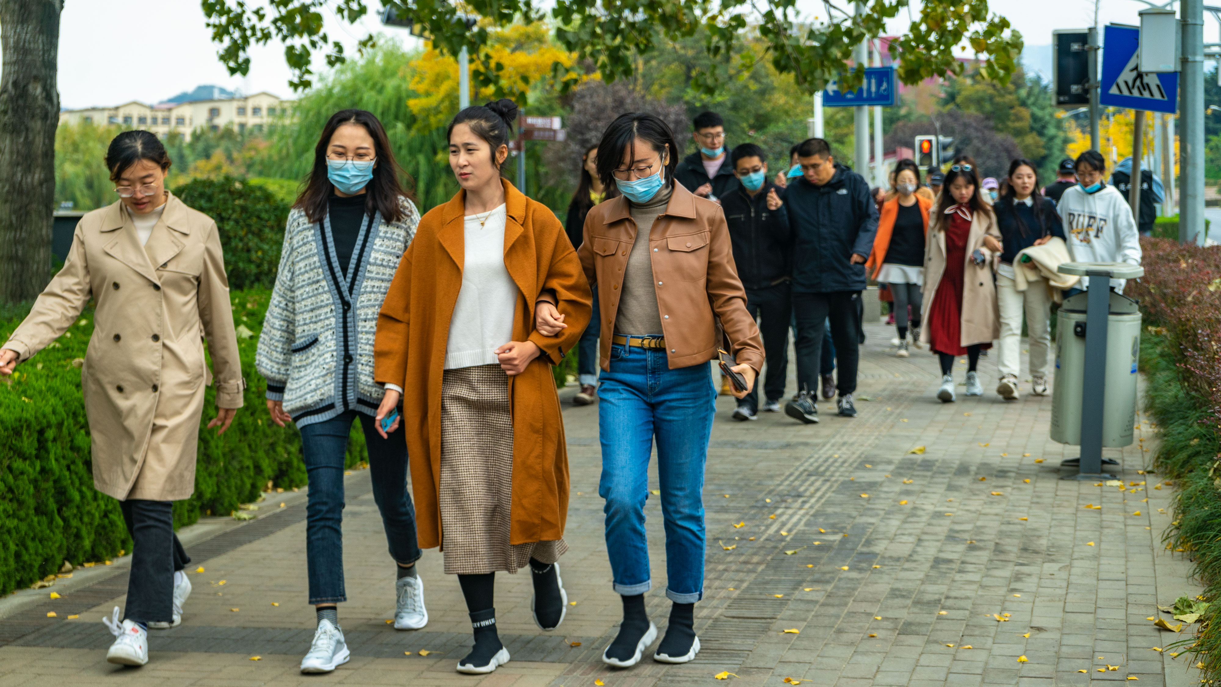 学院举办2020年秋季健步走活动
